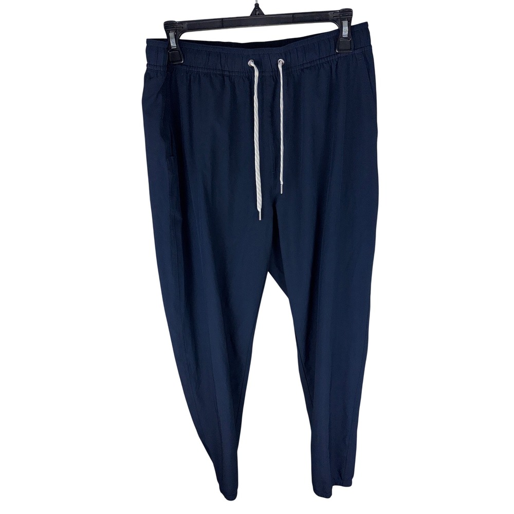 Vuori Mens Transit Jogger Navy Blue Stretch Active Travel Pants